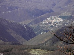 Zoommata verso ovest: Valle Orsara e S. Gregorio Matese